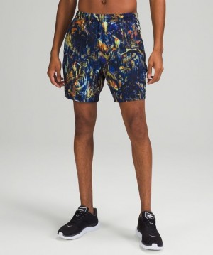 Lululemon Pace Breaker Short 7 LL Shorts Herr Blå Olika Färger | YFSU-86920