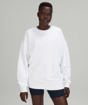 Lululemon Perfectly Oversized Crew Tröjor Dam Vita | JYAP-48051