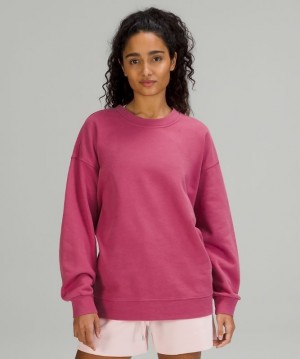 Lululemon Perfectly Oversized Crew Tröjor Dam Rosa | ZPKF-30187