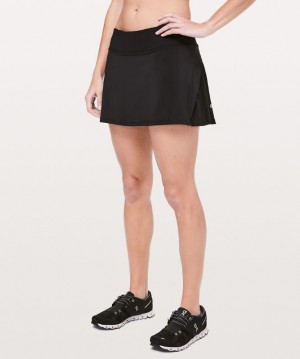 Lululemon Play Off the Pleats Skirt Kjolar Dam Svarta | UFOZ-18520