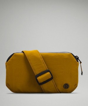 Lululemon Pop it Off Crossbody Väskor Accessories Guld Bruna Svarta | VWHX-25971