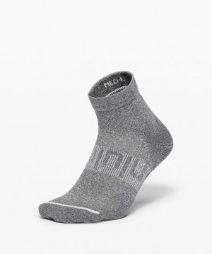 Lululemon Power Stride Ankle Sock Anti-Stink Strumpor Accessories Mörkgrå | RUIX-42967