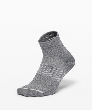 Lululemon Power Stride Ankle Sock Anti-Stink Strumpor Accessories Mörkgrå | MGRA-74950