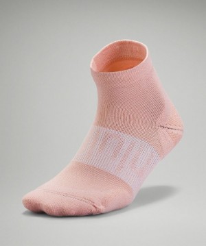 Lululemon Power Stride Ankle Sock Strumpor Accessories Rosa | ZWTK-48730
