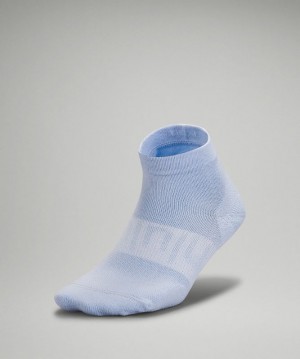 Lululemon Power Stride Ankle Sock Strumpor Accessories Blå Beige | ZKDJ-41762