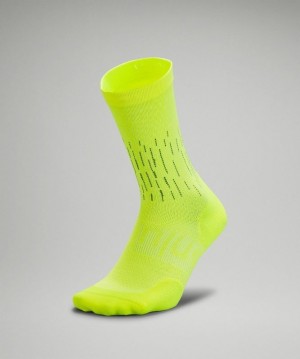 Lululemon Power Stride Crew Sock Ref Strumpor Accessories Gula | ESRW-54217