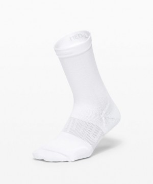 Lululemon Power Stride Crew Sock Strumpor Accessories Vita | KQGF-81967
