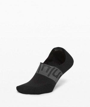 Lululemon Power Stride No-Show Sock with Active Grip Anti-Stink Strumpor Accessories Svarta | UOVE-56970