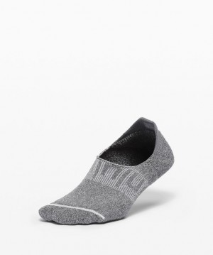 Lululemon Power Stride No Show Sock Performaheel Anti-Stink Strumpor Accessories Mörkgrå | PWXJ-78910