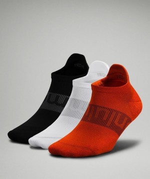 Lululemon Power Stride Tab Sock 3 Pack Strumpor Accessories Röda Vita Svarta | MUIX-21547