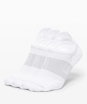 Lululemon Power Stride Tab Sock 3 Pack Strumpor Accessories Vita | KLEP-27301