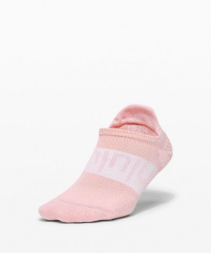 Lululemon Power Stride Tab Sock Strumpor Accessories Rosa | DICK-81479