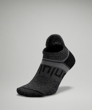 Lululemon Power Stride Tab Sock Wool Strumpor Accessories Svarta Grå | KHLI-90456