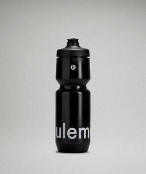Lululemon Purist Cycling Waterbottle Vattenflaskor Accessories Svarta Vita | ZVEA-50281