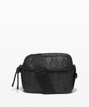 Lululemon Quilted Embrace Crossbody Bag Väskor Accessories Svarta | JXOI-41567