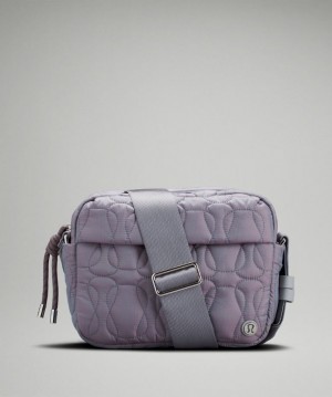 Lululemon Quilted Embrace Crossbody Bag Väskor Accessories Rosa Grå Bruna Blå Grå | EIXL-49830
