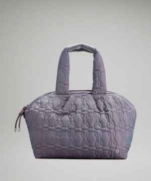 Lululemon Quilted Embrace Tote Bag 20L Väskor Accessories Rosa Grå Bruna Blå Grå | XCEJ-79420