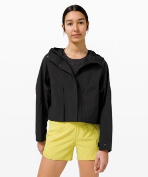 Lululemon Rain Chaser Jacket Jackor Dam Svarta | ZCHU-34210