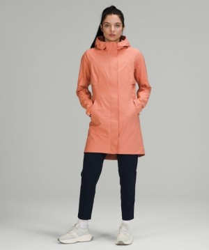 Lululemon Rain Rebel Jacket Jackor Dam Rosa | NGXY-36079