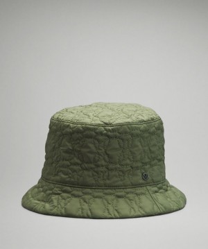 Lululemon Reversible Quilted Bucket Hat Hatt Accessories Gröna | HBZP-85972