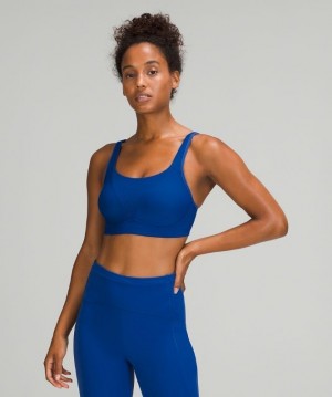 Lululemon Run Times Bra High Support, B Sport BH Dam Blå | WOSH-45372