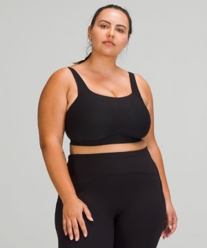 Lululemon Run Times Bra Sport BH Dam Svarta | XZVS-91327