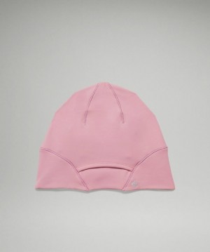 Lululemon Run for It All Beanie Hatt Accessories Rosa Grå Bruna | GVTM-82954