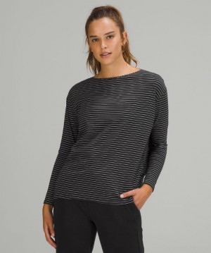 Lululemon SKU:LW3FBUS Blast Dam Svarta Vita | TJQS-25784