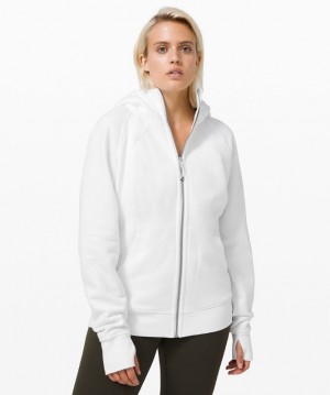 Lululemon Scuba Hoodie Light Cotton Fleece Tröjor Dam Vita | NZYU-24915
