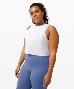 Lululemon Sculpt Cropped Tank Blast Dam Vita | UADJ-51926