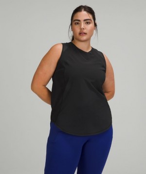 Lululemon Sculpt Tank Top Blast Dam Svarta | NTYA-50497