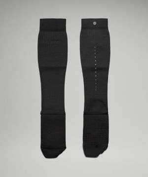 Lululemon SeaWheeze MicroPillow Compression Run Sock Knee High Strumpor Accessories Svarta | UCOY-42019