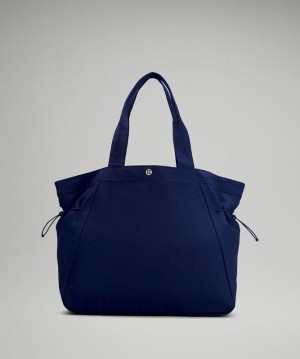 Lululemon Side-Cinch Shopper Bag 18L Väskor Accessories Night Sea | IJOQ-03865