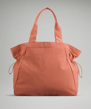 Lululemon Side-Cinch Shopper Bag Väskor Accessories Rosa | XWCQ-12370