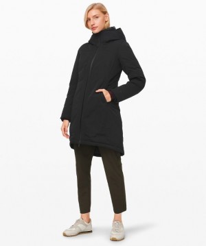 Lululemon Snow Warrior Parka Jackor Dam Svarta | AJXB-28137