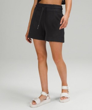 Lululemon Soft Ambitions HR Short 4 Shorts Dam Svarta | UKAY-46037