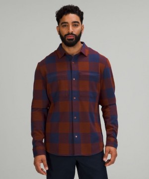 Lululemon Soft Knit Overshirt Blast Herr Bruna | PZKQ-54921