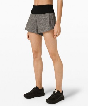 Lululemon Speed Up High-Rise Short 4 Lined Shorts Dam Olika Färger Svarta Svarta | NCBE-04985