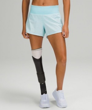Lululemon Speed Up MR Short 4 Lined Shorts Dam Olika Färger Blå Blå | PIMS-93026
