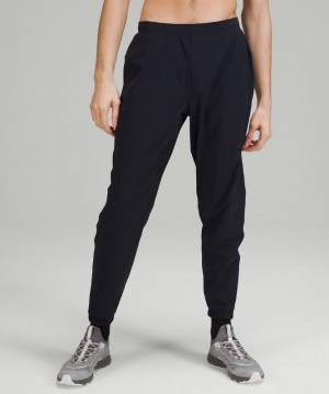 Lululemon Surge Jogger Shorter Length Byxor Herr Marinblå | IHUV-68079