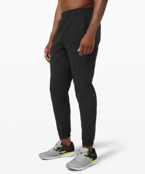 Lululemon Surge Jogger Shorter Length Byxor Herr Svarta | CQWI-86021