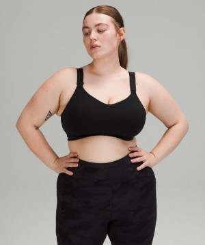 Lululemon Swift Speed Bra High Support, A Sport BH Dam Svarta | XSVH-41758