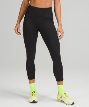 Lululemon Swift Speed High-Rise Crop 23 Leggings Dam Svarta | LTIF-84926
