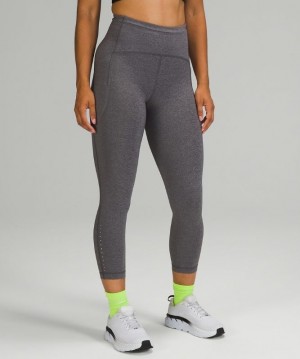 Lululemon Swift Speed High-Rise Crop 23 Leggings Dam Svarta | FSBE-90348