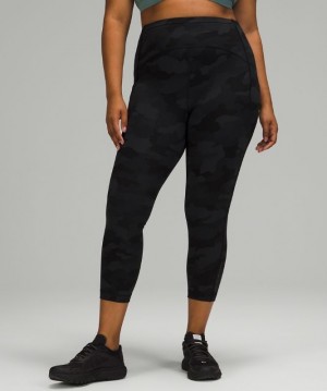 Lululemon Swift Speed High-Rise Crop 23 Leggings Dam Camo Svarta Olika Färger | ZJBP-19073