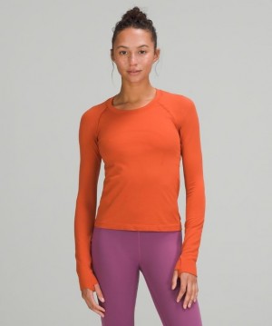 Lululemon Swiftly Tech LS 2.0 Race Blast Dam Orange Orange | RCAK-03451