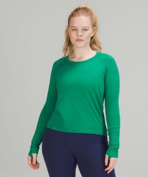 Lululemon Swiftly Tech LS 2.0 Race Blast Dam Turkos Turkos | DHGO-01735
