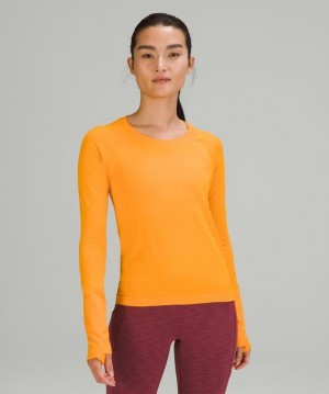 Lululemon Swiftly Tech LS 2.0 Race Blast Dam Clementine | BSRL-07261