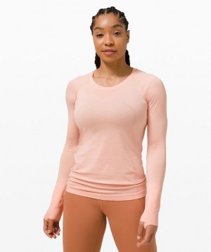 Lululemon Swiftly Tech Long Sleeve 2.0 Blast Dam Rosa Vita Rosa Vita | HKAQ-17603