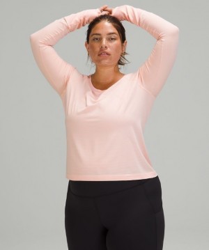 Lululemon Swiftly Tech Long Sleeve 2.0 Race Blast Dam Rosa Vita Rosa Vita | PVBJ-71590
